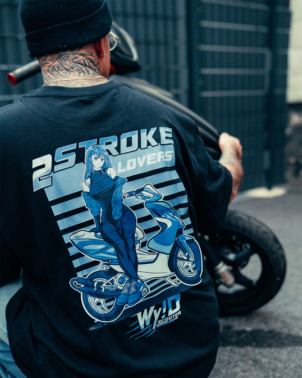 WY!D - Scooters Anime - Oversized Shirt
