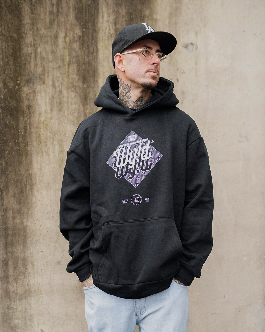 WY!D - WyldSide - Oversized Fluffy Hoodie